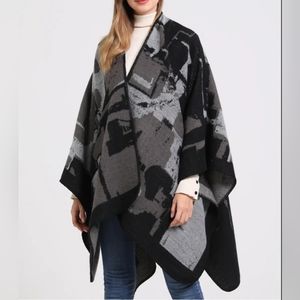 #73 SALE 🛑25 OS FINAL PRICE CHIC SEXY BEAUTIFUL WRAP SHAWL PONCHO